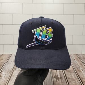 Sports Specialties Tampa Bay Devil Rays Vintage Plain Logo Adjustable Snapback